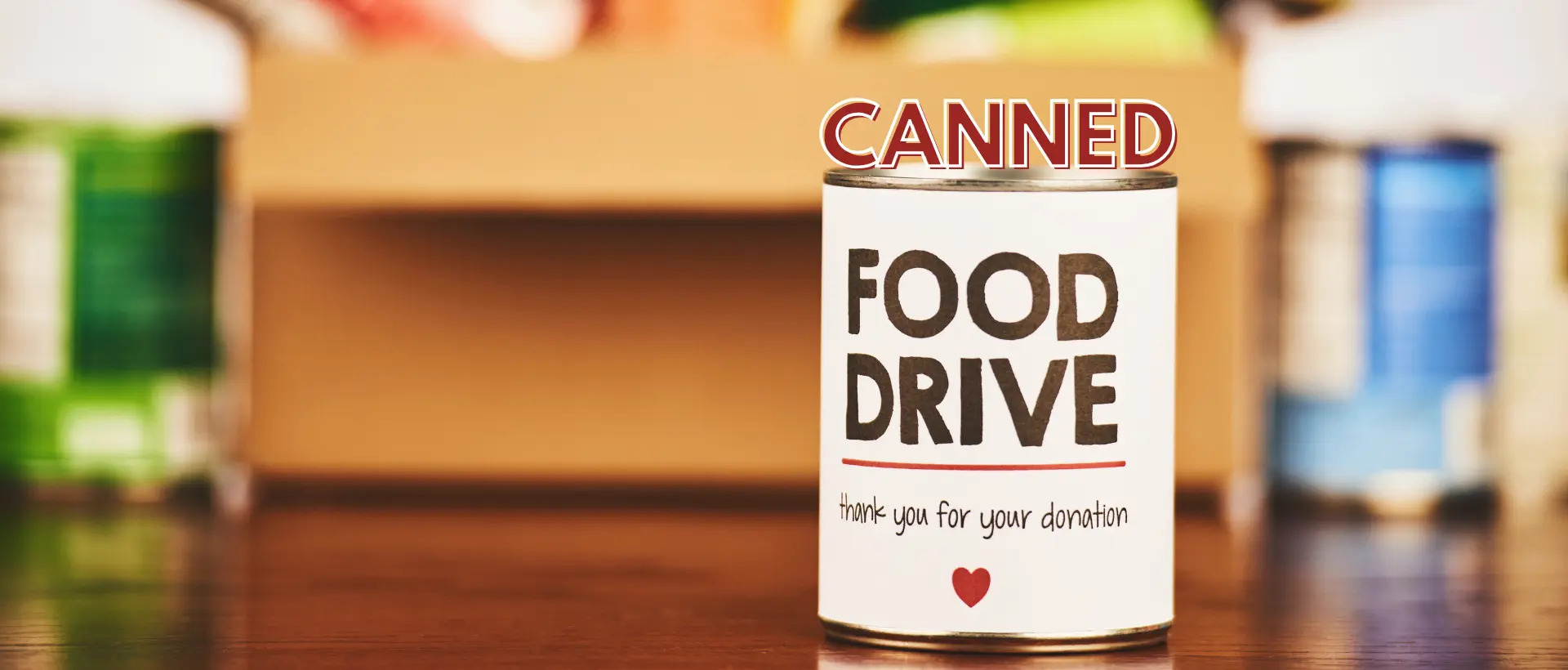 SUMA Canned Food Drive - Banner