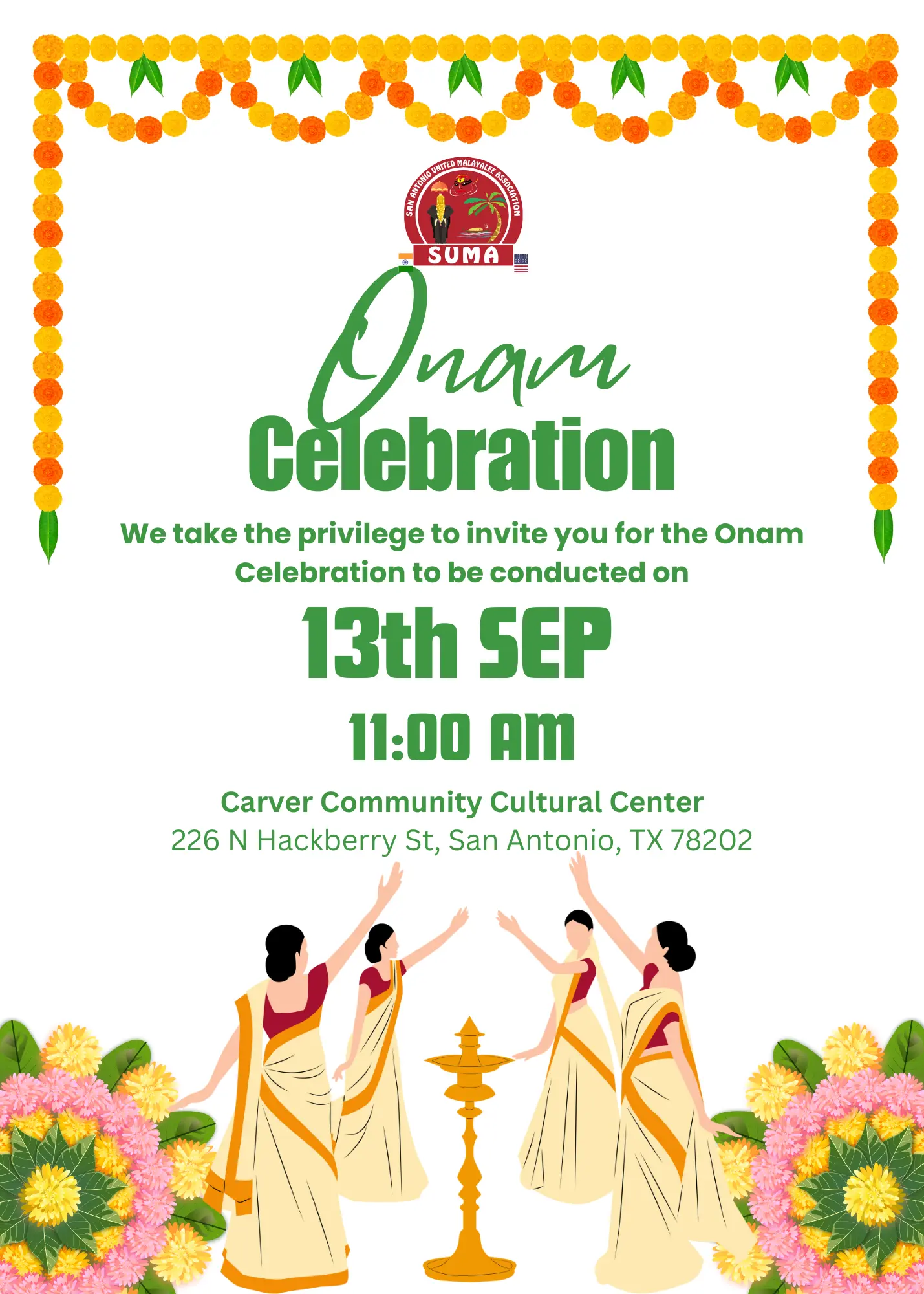 SUMA Onam Invitation